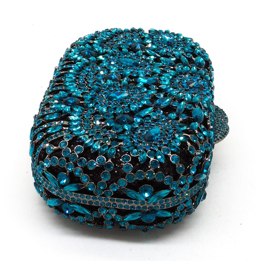Bohemian Multicolored Rhinestone Clutch - - Luxury bags by WAAMII