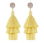 Bohemian Stone Tassel Drop Dangle Earrings - R4 - Luxury Jewelry by WAAMII