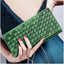 Braided Top Grain Genuine Leather Purse Wallet For Women - - Luxury bags by WAAMII
