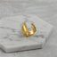 Brass With 18K Yellow Gold Plated English Letters Alphabet Rings Size Adjustable Jewelry WAAMII I