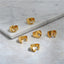Brass With 18K Yellow Gold Plated English Letters Alphabet Rings Size Adjustable Jewelry WAAMII