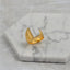 Brass With 18K Yellow Gold Plated English Letters Alphabet Rings Size Adjustable - L - Luxury Jewelry by WAAMII