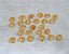 Brass With 18K Yellow Gold Plated English Letters Alphabet Rings Size Adjustable - - Luxury Jewelry by WAAMII