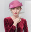 Bristish Style Wool Pillbox Hat Fascinator Derby Church Hat WB5233 - - Luxury Accessories by WAAMII