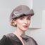 Bristish Style Wool Pillbox Hat Fascinator Derby Church Hat WB5233 - Gray - Luxury Accessories by WAAMII