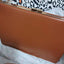 Gold Clip Buckle Top Genuine Leather Tote Lady Business Bag - Brown - Luxury bags by WAAMII