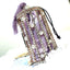 Carla Pearl Rhinestone Bucket Clutch With Shoulder Chains - - Luxury bags by WAAMII