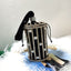 Carla Pearl Rhinestone Bucket Clutch With Shoulder Chains - - Luxury bags by WAAMII