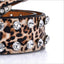Cheetah/Leopard Print Belt Studded Rhinestone Designer Belt For Women - - Luxury Accessories by WAAMII