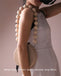 Circular Weave Handbag Beach Bag With Resin Wooden Strip - 2 - Luxury bags by WAAMII