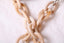 Circular Weave Handbag Beach Bag With Resin Wooden Strip - - Luxury bags by WAAMII