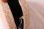 Circular Weave Handbag Beach Bag With Resin Wooden Strip - - Luxury bags by WAAMII