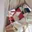 Classic Geometric Lattice Patchwork Acrylic Clutch - Green with Chains 19cm - Luxury bags by WAAMII