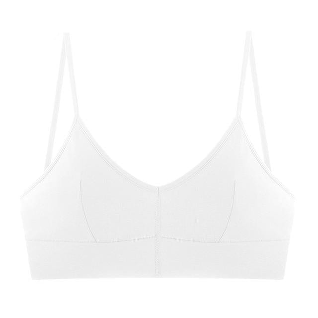 Clear Back Bra Backless Bra Push Up Bras - White S - Luxury Accessories by WAAMII