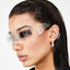 Cobalt Robo Raver Shield Cool Sunglasses - - Luxury Accessories by WAAMII