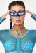 Cobalt Robo Raver Shield Cool Sunglasses - - Luxury Accessories by WAAMII