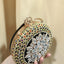 Colorful Rhinestone Crystal Round Ball Clutch - Black - Luxury bags by WAAMII