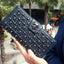 Cool Punk Style Black Skull Purse Buckle Clasp Wallet - - Luxury bags by WAAMII