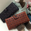 Cool Punk Style Black Skull Purse Buckle Clasp Wallet - - Luxury bags by WAAMII