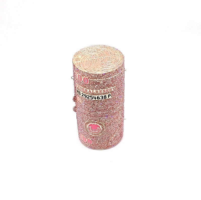 Crystal Bling Dollar Bill Money Clutch Purse Handbag-WM79 - - Luxury bags by WAAMII