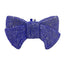 Crystal Butterfly Knot Clutch with Pearl Chain - Blue - Luxury bags by WAAMII