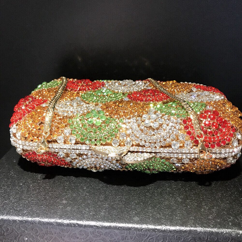 Crystal Colorful Bubble Clutch Evening Bag - - Luxury bags by WAAMII