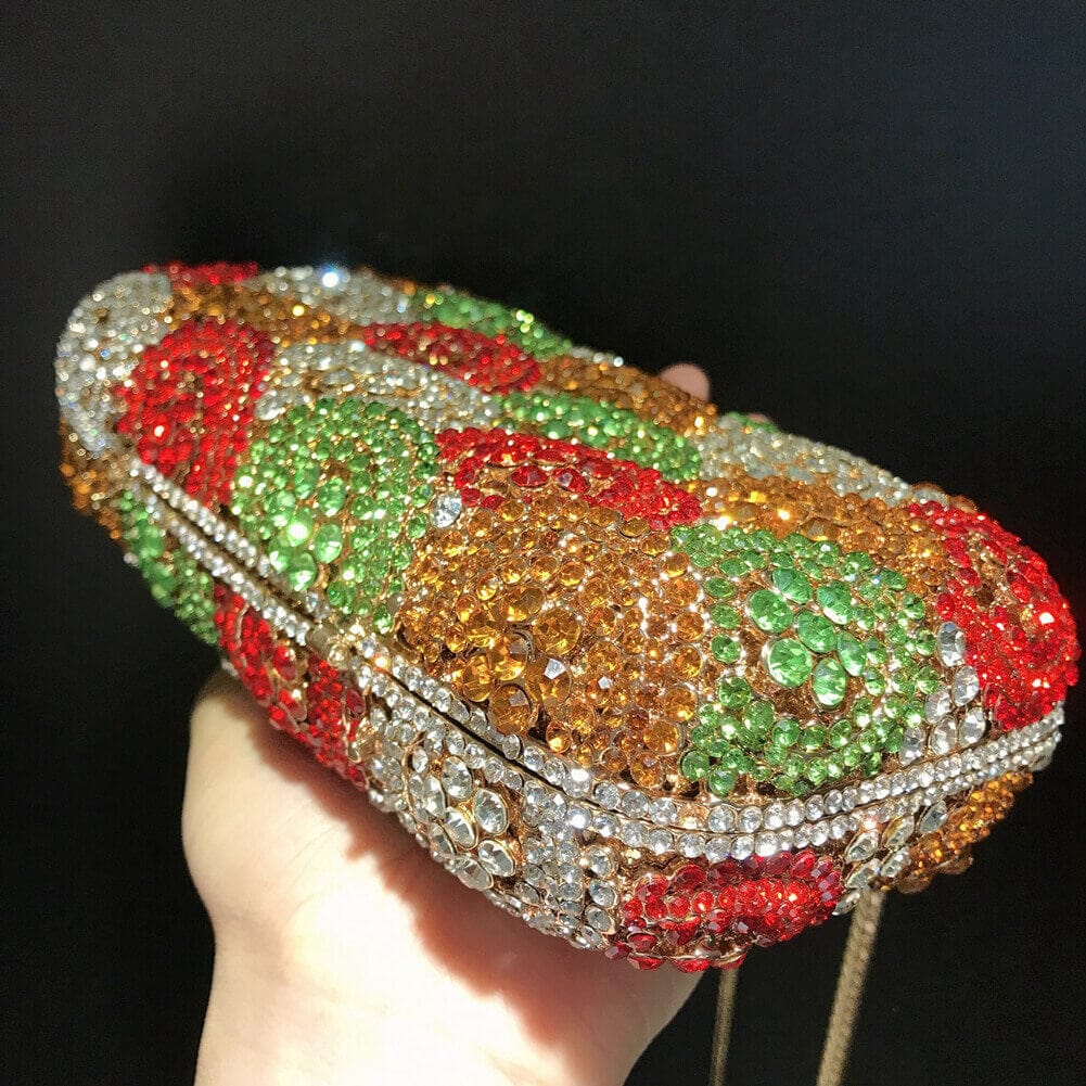 Crystal Colorful Bubble Clutch Evening Bag - - Luxury bags by WAAMII