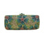 Crystal Flower Bridal Clutch Rhinestone Evening Bag - Blue - Luxury bags by WAAMII