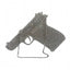 Crystal Gun Shaped Purse Pistol Style Glittering Evening Clutch bags WAAMII 13  
