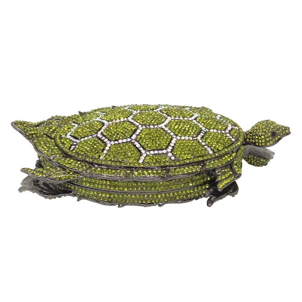 Crystal Turtle Animcal Clutch Handbag - - Luxury bags by WAAMII