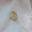 Custom Ring Gold Heart Name Ring Personalized Spiral Style Name - - Luxury Jewelry by WAAMII