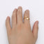 Custom Ring Gold Heart Name Ring Personalized Spiral Style Name - - Luxury Jewelry by WAAMII