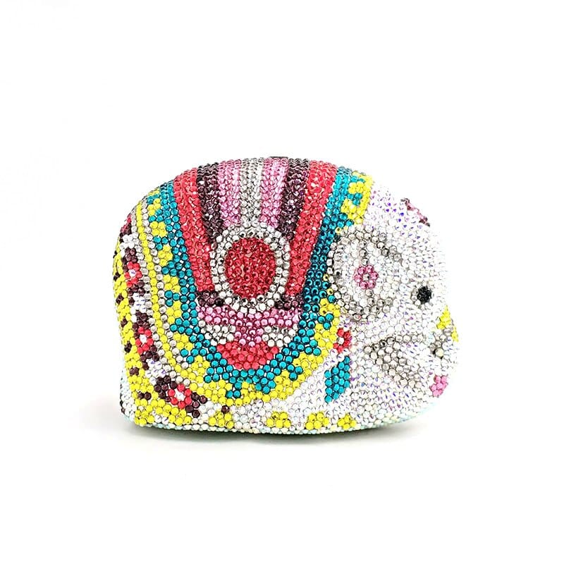 Cute Mini Elephant Full Rhinestone Purse Clutch - Color 2 - Luxury bags by WAAMII