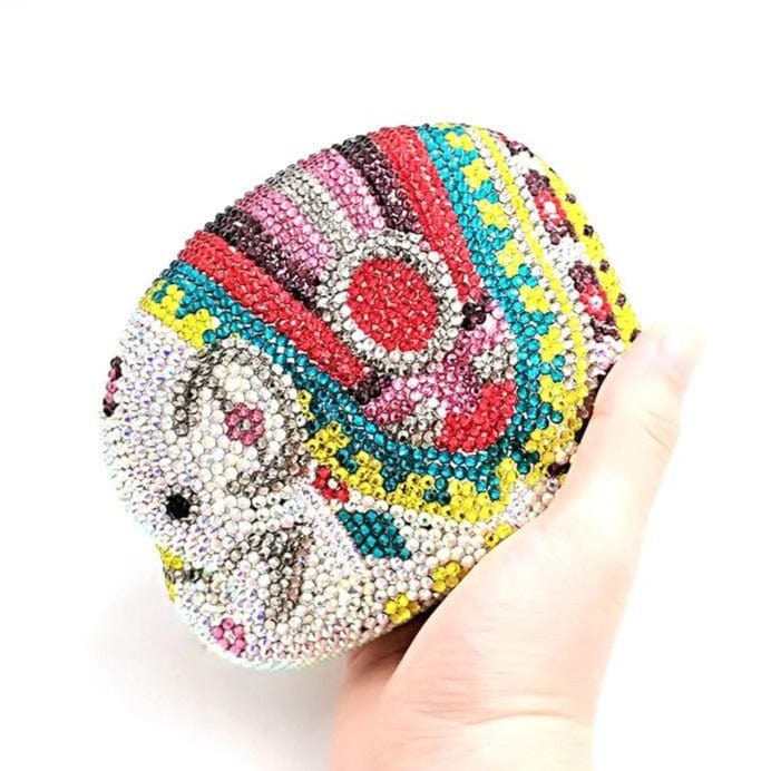 Cute Mini Elephant Full Rhinestone Purse Clutch - - Luxury bags by WAAMII