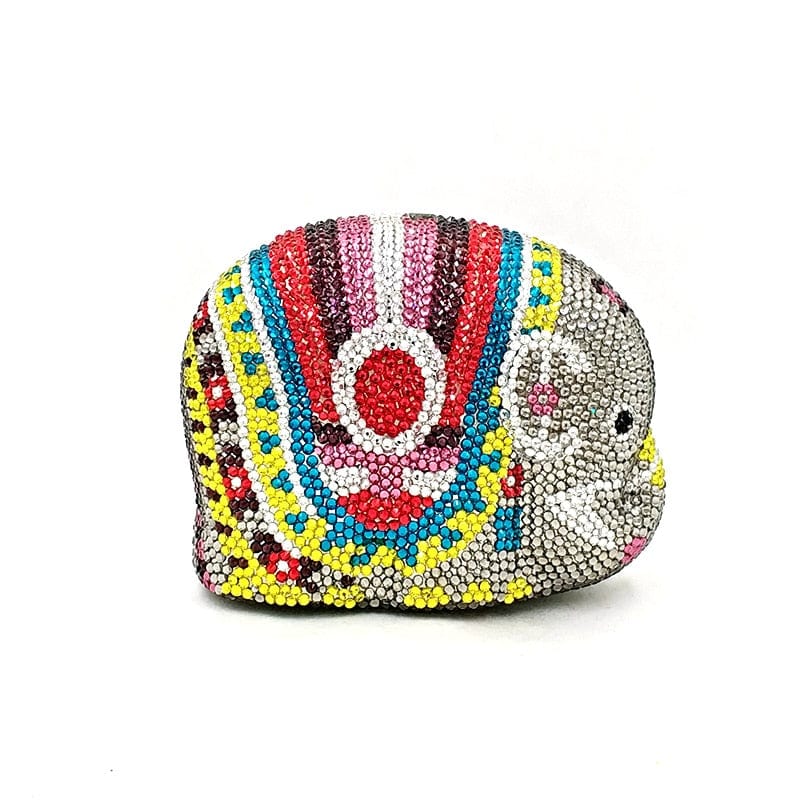 Cute Mini Elephant Full Rhinestone Purse Clutch - - Luxury bags by WAAMII