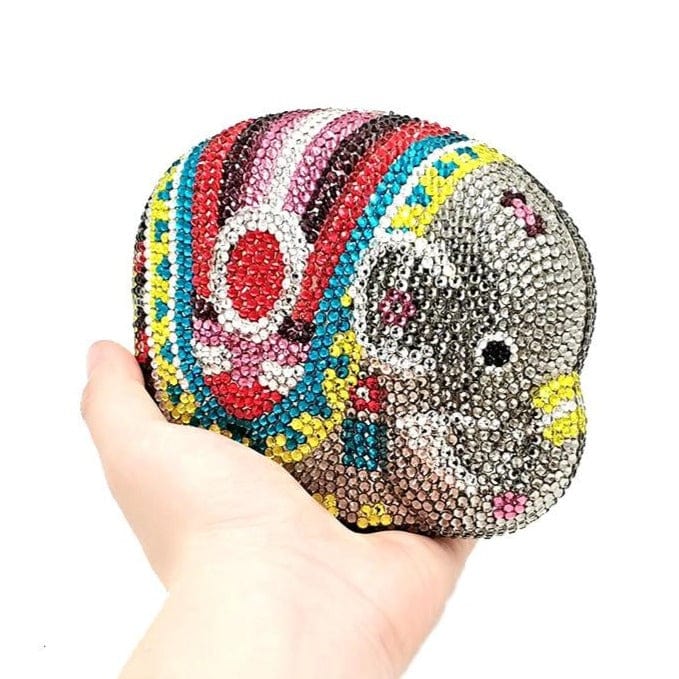Cute Mini Elephant Full Rhinestone Purse Clutch - - Luxury bags by WAAMII