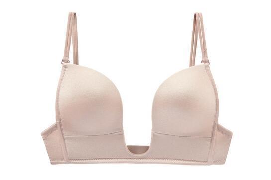 Deep U Backless Bra Push Up Bra Long Time Strapless Bra - Khaki A - Luxury Accessories by WAAMII
