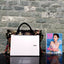 Designer Luxury Gold Thread Phoenix Hand Embroidery Bag Tote-Wood Bead Trim Limited Edition - - Luxury bags by WAAMII