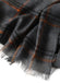 Designer Shawl Gold Thread Metalic Plaid Scarf-Pink/Black - - Luxury Accessories by WAAMII