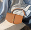 Diana Gold-Tone Bucket Leather Satchel - Brown - Luxury bags by WAAMII