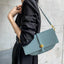 Diana Gold-Tone Bucket Leather Satchel - - Luxury bags by WAAMII