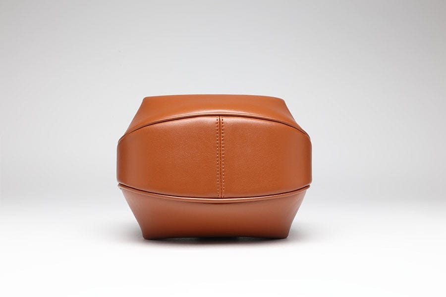 Donna Mini Round Hobo Dumpling Leather Tote - - Luxury bags by WAAMII