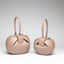 Donna Mini Round Hobo Dumpling Leather Tote - Big Khaki - Luxury bags by WAAMII