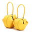 Donna Mini Round Hobo Dumpling Leather Tote - Small Yellow - Luxury bags by WAAMII