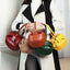 Donna Mini Round Hobo Dumpling Leather Tote - - Luxury bags by WAAMII