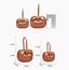 Donna Mini Round Hobo Dumpling Leather Tote - - Luxury bags by WAAMII