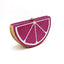 Double Sided Full Crystal Metallic Lemon Orange Fruit Clutch Evening Purse - - Luxury bags by WAAMII
