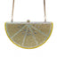 Double Sided Full Crystal Metallic Lemon Orange Fruit Clutch Evening Purse bags WAAMII