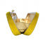 Double Sided Full Crystal Metallic Lemon Orange Fruit Clutch Evening Purse bags WAAMII