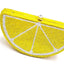 Double Sided Full Crystal Metallic Lemon Orange Fruit Clutch Evening Purse - - Luxury bags by WAAMII